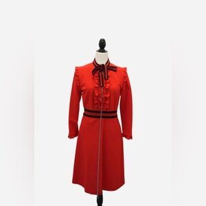 Gucci Zip-up Mini Dress Red Size XL